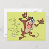 TAZ™ Spin Grab Briefkaart (Voorkant / Achterkant)