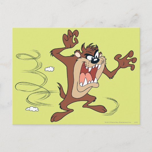 TAZ™ Spin Grab Briefkaart (Voorkant)