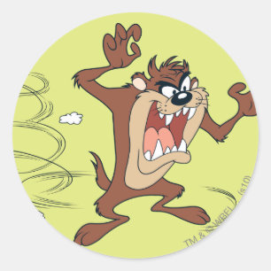 TAZ™ Spin Grab Ronde Sticker