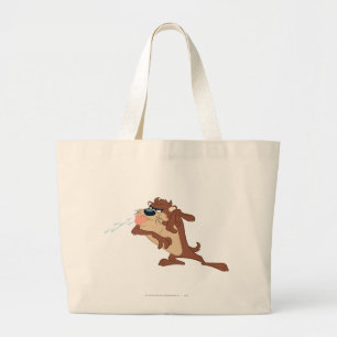 TAZ™ steekt zijn tong uit Grote Tote Bag