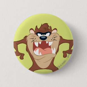 TAZ™ tandige grijns Ronde Button 5,7 Cm
