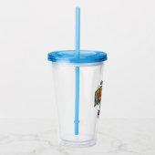 TAZ™ Tasmanian Devil Patch Acryl Drinkbeker (Rechts)