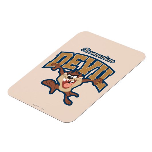 TAZ™ Tasmanian Devil Patch Magneet (Linkerzijde)