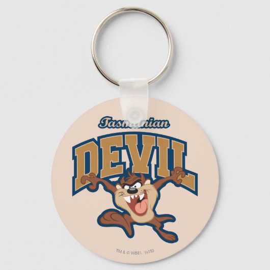 TAZ™ Tasmanian Devil Patch Sleutelhanger (Voorkant)