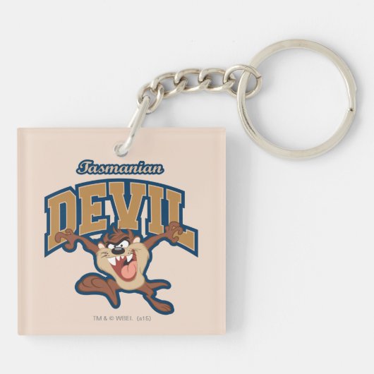 TAZ™ Tasmanian Devil Patch Sleutelhanger (Achterkant)