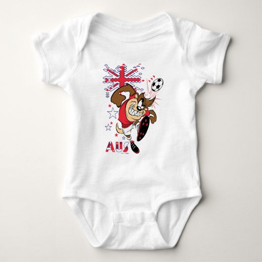 TAZ™ Team Australia Soccer Graphic Romper (Voorkant)