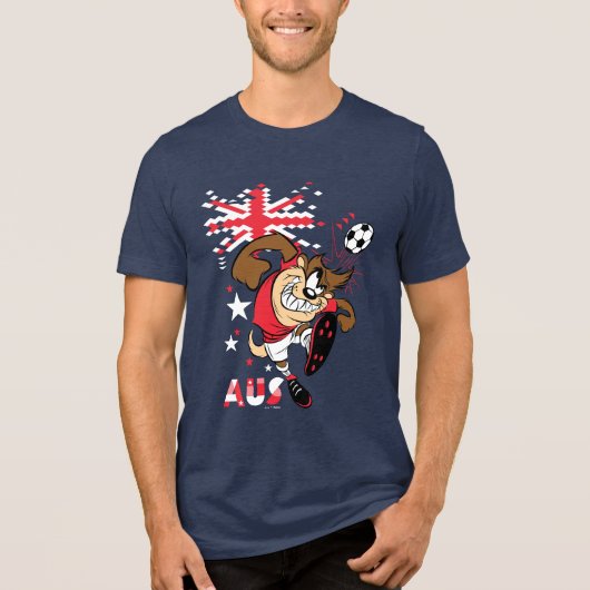 TAZ™ Team Australia Soccer Graphic Tri-Blend Shirt (Voorkant)