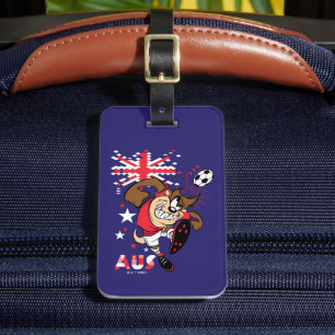TAZ™ Team Australië Voetbal Grafisch Bagagelabel