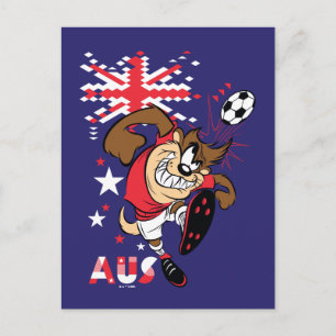 TAZ™ Team Australië Voetbal Grafisch Briefkaart