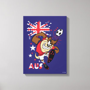 TAZ™ Team Australië Voetbal Grafisch Canvas Afdruk