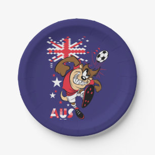 TAZ™ Team Australië Voetbal Grafisch Papieren Bordje