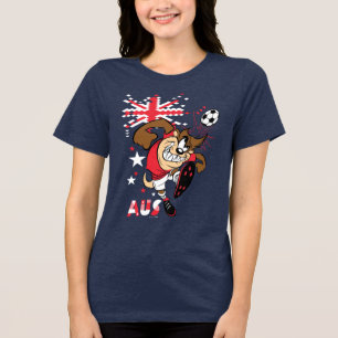 TAZ™ Team Australië Voetbal Grafisch Tri-Blend Shirt