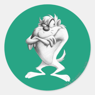 TAZ™ Tekening Ronde Sticker