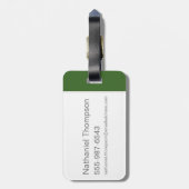 TAZ™ Tongue uit Bagagelabel (Achterkant verticaal)