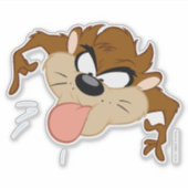 TAZ™ Tongue uit Sticker (Voorkant)