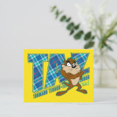 TAZ™ Tornado Terror Pset Briefkaart (Staand voorkant)