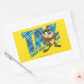 TAZ™ Tornado Terror Pset Rechthoekige Sticker (Envelop)