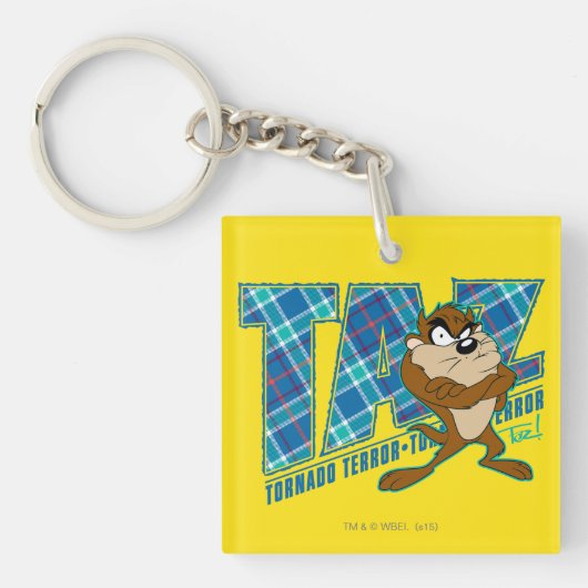 TAZ™ Tornado Terror Pset Sleutelhanger (Voorkant)