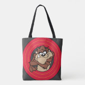 TAZ™ via LOONEY TUNES™ cirkels Draagtas (Achterkant)