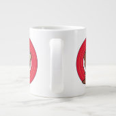 TAZ™ via LOONEY TUNES™ cirkels Jumbo Mok (Achterkant)