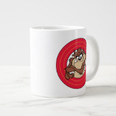 TAZ™ via LOONEY TUNES™ cirkels Jumbo Mok (Voorkant rechts)