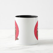 TAZ™ via LOONEY TUNES™ cirkels Mok (Midden)