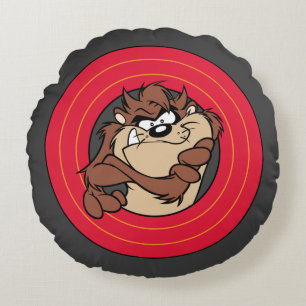 TAZ™ via LOONEY TUNES™ cirkels Rond Kussen