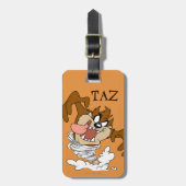 TAZ™ Whirling Tornado Bagagelabel (Voorkant verticaal)