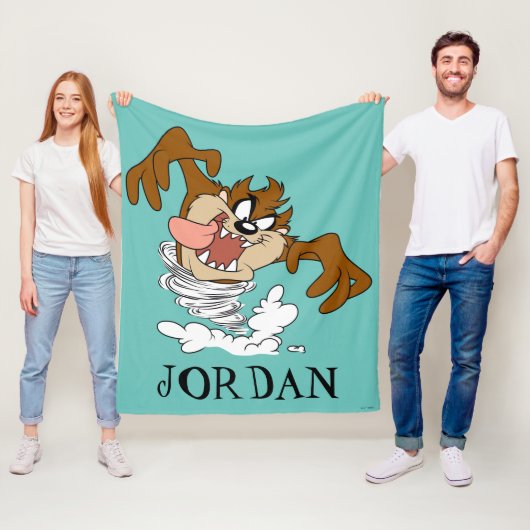 TAZ™ Whirling Tornado Fleece Deken (In situ)