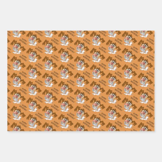 TAZ™ Whirling Tornado Inpakpapier Vel (Voorkant 2)