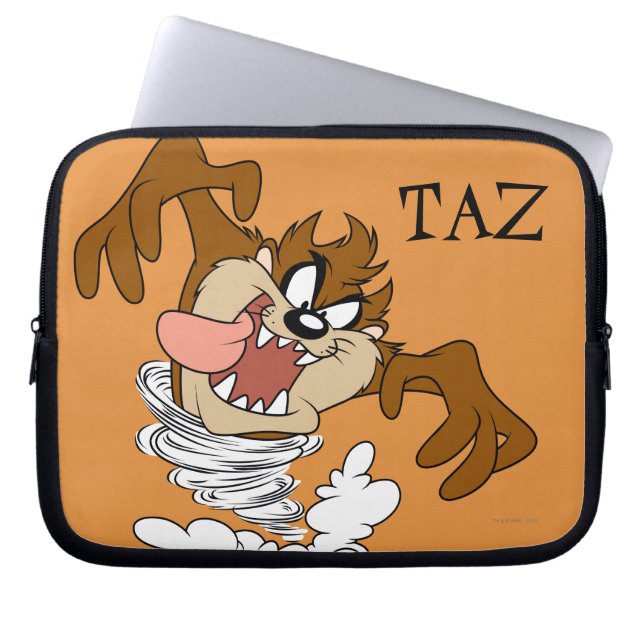 TAZ™ Whirling Tornado Laptop Sleeve (Voorkant)