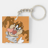 TAZ™ Whirling Tornado Sleutelhanger (Achterkant)