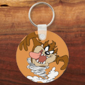 TAZ™ Whirling Tornado Sleutelhanger (Voorkant)
