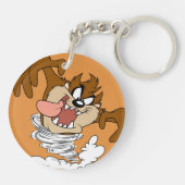 TAZ™ Whirling Tornado Sleutelhanger (Achterkant)