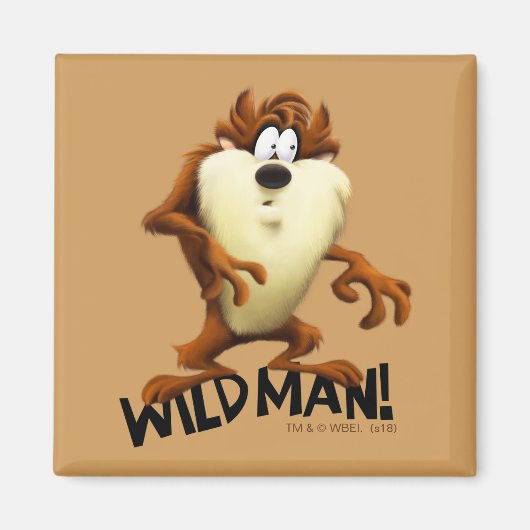TAZ™ - Wild Man Magneet (Voorkant)