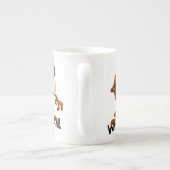 TAZ™ - Wild Man Porselein Kop (Achterkant)