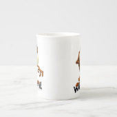 TAZ™ - Wild Man Porselein Kop (Voorkant)