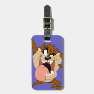 TAZ™   Zijn tong uitsteken Bagagelabel