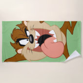 TAZ™ | Zijn tong uitsteken Strandlaken (Voorkant)