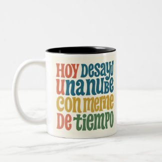 Taza bicolor Desayuno surrealista Tweekleurige Koffiemok