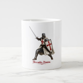 Taza caballero templario - Non nobis, Domine Extra Grote Beker