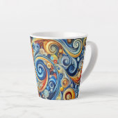 Taza caos armonioso latte mok (Rechterhoek)