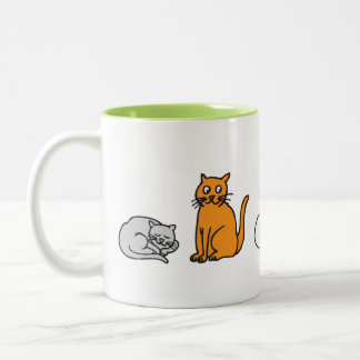 Taza CATS Tweekleurige Koffiemok
