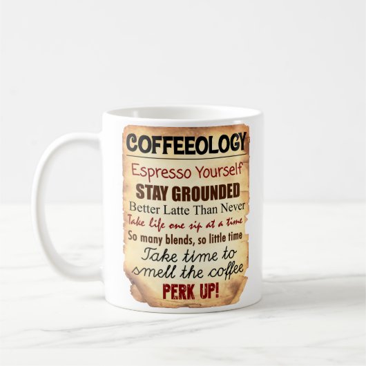 Taza Coffeeology Koffiemok (Links)