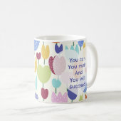 Taza con flores koffiemok (Voorkant rechts)