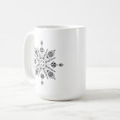 Taza con mandala koffiemok (Voorkant links)