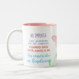 Taza con mensaje - No importa las piedras... Koffiemok