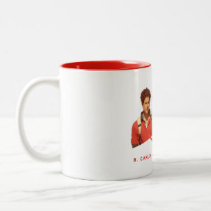 Taza con oracion a Carlo Acutis Tweekleurige Koffiemok