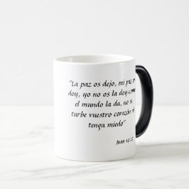 Taza con texto bíblico magische mok