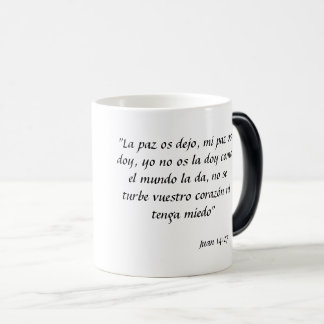 Taza con texto bíblico magische mok
